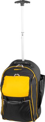 Hátizsák Strend Pro, textil, bőrönd, kerekekkel, teleszkópos fogantyúval, szerszámokhoz, max. 20 kg,