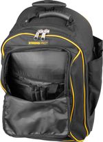 Hátizsák Strend Pro, textil, bőrönd, kerekekkel, teleszkópos fogantyúval, szerszámokhoz, max. 20 kg,