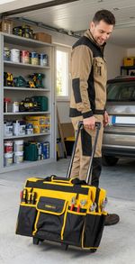 Bag Strend Pro, textile, trolley case, with wheels, with telescopic handle, for tools, max. 20 kg, 4