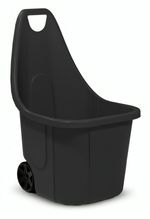 Cart Blumax CADDY, 60 L, 50x60x84 cm, black, for garden waste