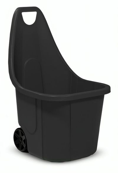 Cart Blumax CADDY, 60 L, 50x60x84 cm, black, for garden waste