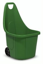 Cart Blumax CADDY, 60 L, 50x60x84 cm, green, for garden waste