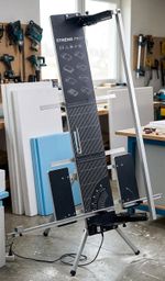 Polystyrene cutter Strend Pro SDDR-140, 30 - 140 cm, max 90° cutting angle, 200 W, electric, stand-m