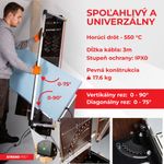 Polystyrene cutter Strend Pro SDDR-140, 30 - 140 cm, max 90° cutting angle, 200 W, electric, stand-m