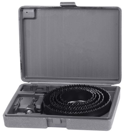 Körkivágó készlet Strend Pro CHS 6333, fába, 8 db, 64-127 mm