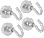 Magnet Strend Pro, extra strong, with hook, 16 mm, max. 6 kg, pack of 4 pcs