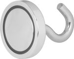 Mágnes Strend Pro, extra erős, akasztóval, 48 mm, max. 68 kg