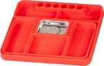Tray Strend Pro, for screws, magnetic, silicone, for car workshops, 272x240x25 mm