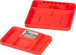 Tray Strend Pro, for screws, magnetic, silicone, for car workshops, 272x240x25 mm