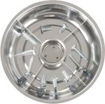 Magnetic Bowl Strend Pro, container, for screws, 4 compartments, stainless steel, 148x25 mm