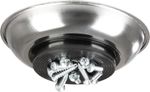 Bowl Strend Pro, container, for screws, magnetic, 4 compartments, stainless steel, 148x25 mm