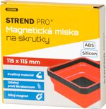Tálka Strend Pro, csavarokhoz, mágneses, összecsukható, szilikon, 115x115 mm