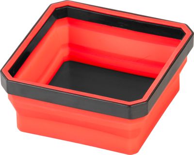 Bowl Strend Pro, container, for screws, magnetic, folding, silicone, 115x115 mm