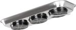 Magnetic Bowl Strend Pro, container, for screws, rectangular, stainless steel, 160x360 mm