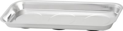 Bowl Strend Pro, container, for screws, magnetic, rectangular, stainless steel, 160x360 mm