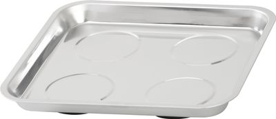 Bowl Strend Pro, container, for screws, magnetic, square, stainless steel, 270x292 mm