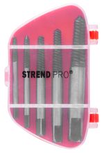 Csavarkihúzó készlet Strend Pro NP326, letört csavarokhoz, 5 részes, 3-19 mm