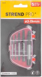 Csavarkihúzó készlet Strend Pro NP326, letört csavarokhoz, 5 részes, 3-19 mm