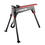 Table Strend Pro Premium WB955, max. 300 kg, work holder, multifunctional folding tripod with vice