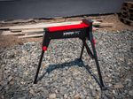 Table Strend Pro Premium WB955, max. 300 kg, work holder, multifunctional folding tripod with vice