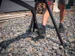 Table Strend Pro Premium WB955, max. 300 kg, work holder, multifunctional folding tripod with vice