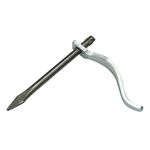 Square masonry hook, 140 mm, galvanized