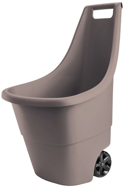 Trolley Keter® EASY GO 50 L, 51x56x84 cm, brown, for garden waste