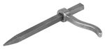 L shaped hook PROFI, forged, pack 25 pcs