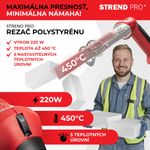 Rezač Strend Pro JS-102GD, na polystyrén a EPS, 220 W