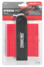 Template Strend Pro DG681, for tracing shapes, 125x130 mm, with pattern lock and magnet
