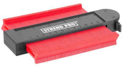 Template Strend Pro DG681, for tracing shapes, 125x130 mm, with pattern lock and magnet