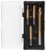 Countersink and Milling Drill Bit Set Strend Pro SES41, 4-piece, 8 mm, HSS