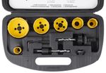 Hole Saw Set Strend Pro BHS 9055, Bi-metal, core bits, 9-piece, TCT