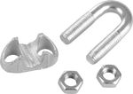 Clamp 99-3, 16 mm, rope, Zinc