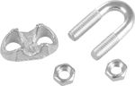 Clamp 99-3, 6 mm, rope, Zinc