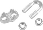 Clamp 99-3, 5 mm, rope, Zinc