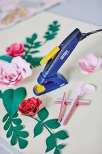 Pisztoly RAPID EG PEN, olvadó toll dekoráláshoz állvánnyal, olvadó ragasztópisztoly, olvasztó, 7 mm-