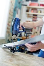 Pisztoly RAPID R2200 LCD, koffer, LED kijelző, hőmérséklet beállítás, hőlégfúvó, 650°C, 2200 W