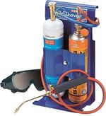 Hegesztő készlet KEMPER 555D, hordozható mini autogén, 1x PB SUPERGAS 600 ml patron, 1x oxigén 110 b