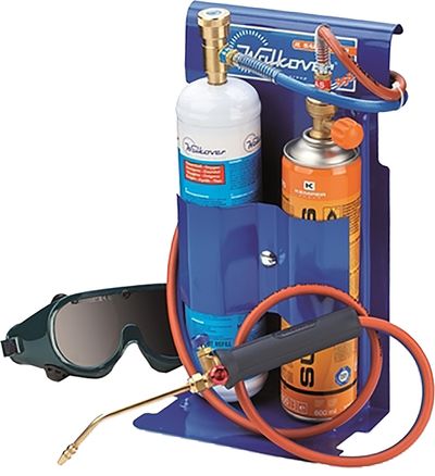 Welding Set KEMPER 555D, portable mini autogen, 1x PB SUPERGAS 600 ml cartridge, 1x oxygen 110 bar