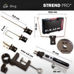 Toll Strend Pro, polisztirol vágó, 2000 mAh, USB töltés, tartozékokkal