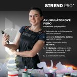 Toll Strend Pro, polisztirol vágó, 2000 mAh, USB töltés, tartozékokkal