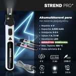 Pen Strend Pro, polystyrene cutter, 2000mAh, USB charging, with accessories