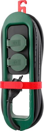 Kábel Strend Pro FS0701, 3,20 m hosszúságú, hosszabbító, 2x aljzat, akasztáshoz, IP44