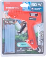 Pisztoly Strend Pro, ragasztó, 7 mm-es olvadó rudakhoz, 40-50 W