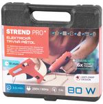 Pisztoly Strend Pro, ragasztó, kofferben, 60-80 W, 11 mm-es ragasztórudakhoz