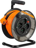 Kábel Strend Pro DG-FB04, hosszabbító, 15 m hosszúságú, dobon, 1,5 mm2 keresztmetszet