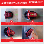 Lézer Strend Pro SMD-RM20UG-Li, 2in1, Zöld, padló, USB töltés