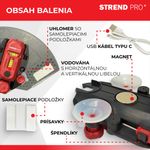 Laser Strend Pro SMD-RM20UG-Li, 2v1, Green, podlahový, USB nabíjanie