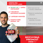 Laser Strend Pro SMD-RM20UG-Li, 2v1, Green, podlahový, USB nabíjanie